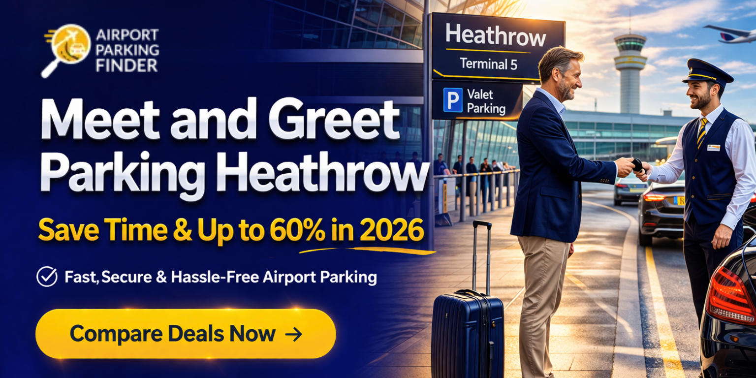 Meet and Greet Parking Heathrow: Save Time & Up to 60% in 2026