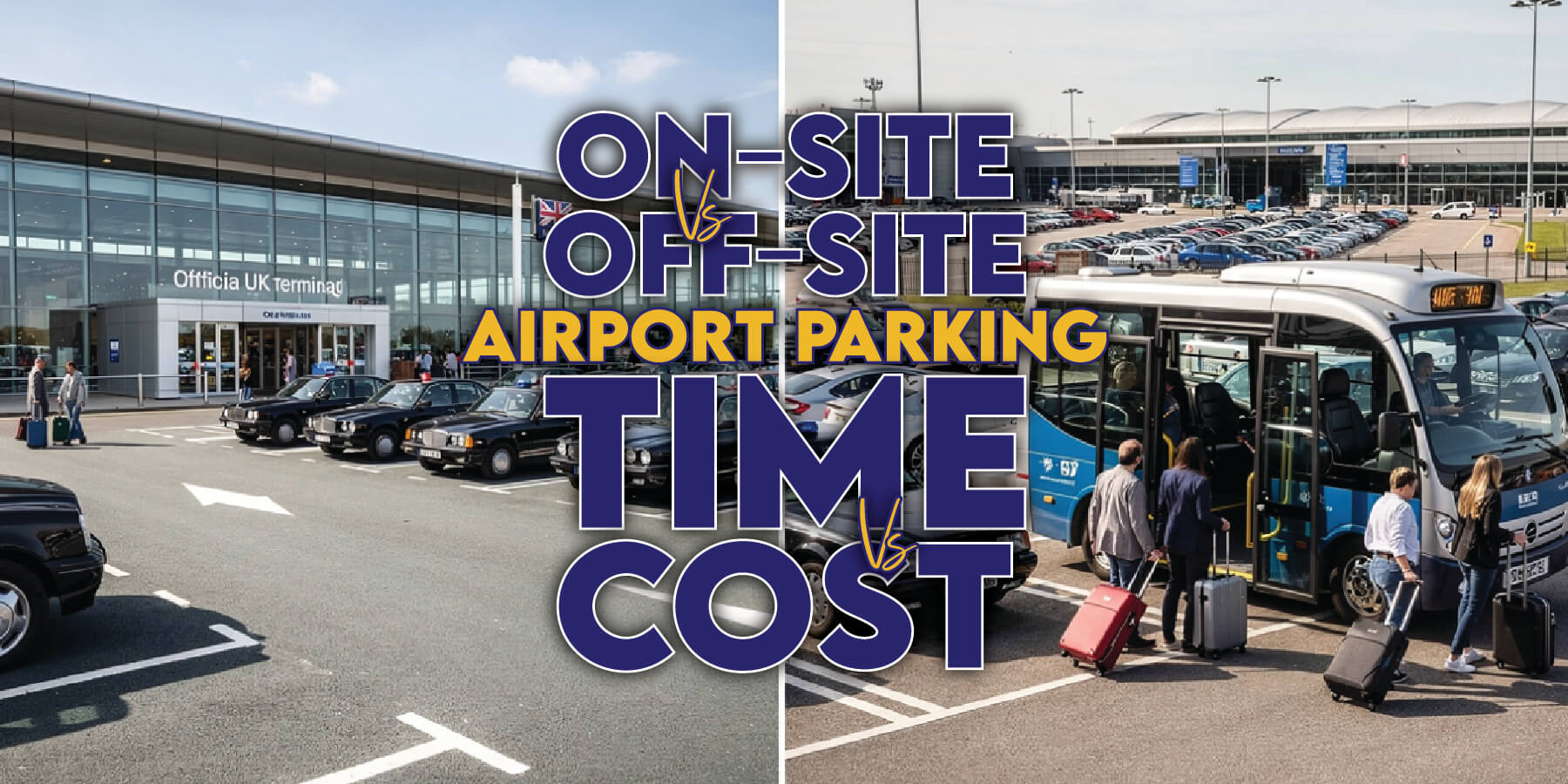 OnSite vs OffSite Airport Parking UK – Time vs Cost